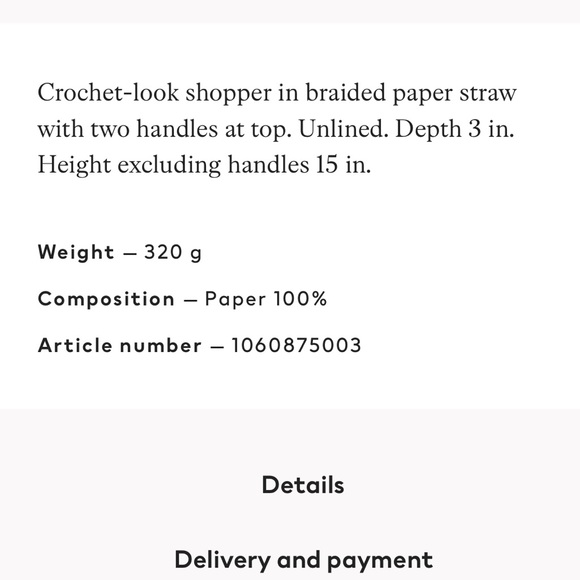 H&M straw tote in green - Picture 11 of 11